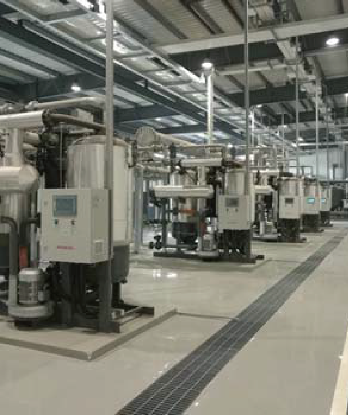 工業用空氣乾燥機用於汽機車製造工廠環境