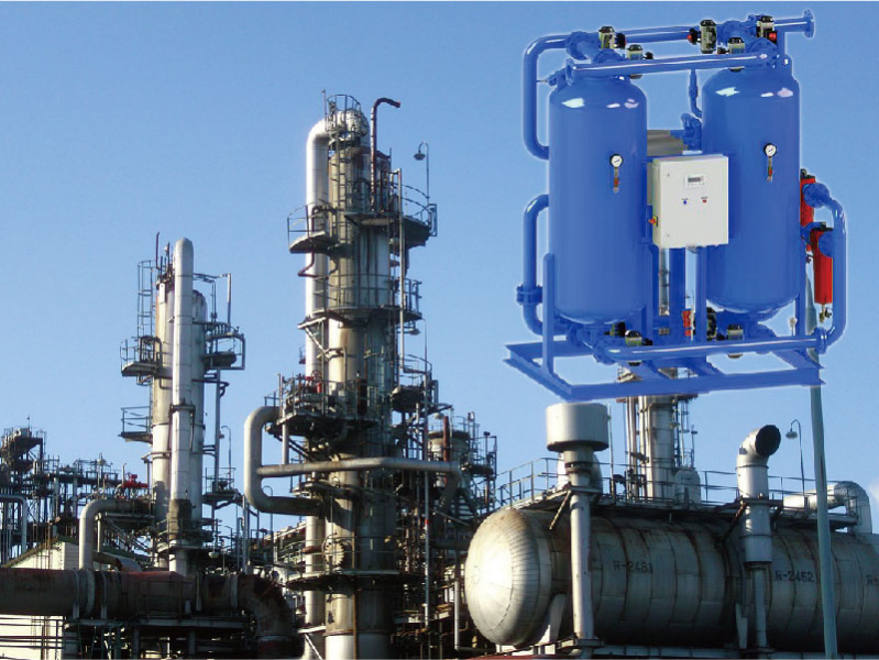 空氣乾燥機-應用於石化、化工、天然氣產業領域
