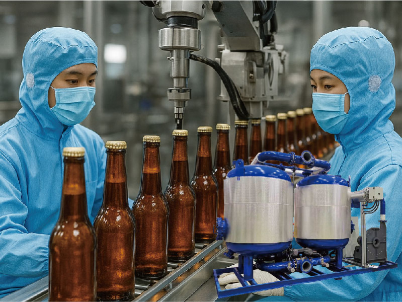 空氣乾燥機-應用於玻璃、塑料射出瓶裝容器產業領域